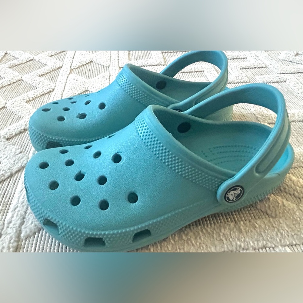 CROCS Blue Water Shoes - Aqua